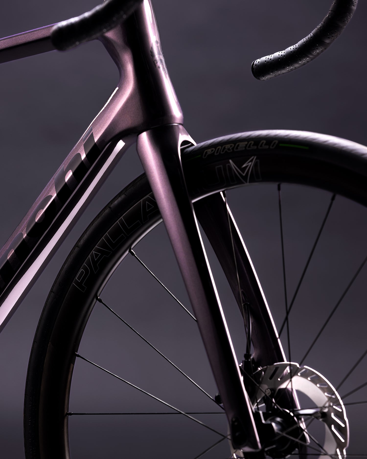 Close up of the Bianchi Infinito Ultegra Di2