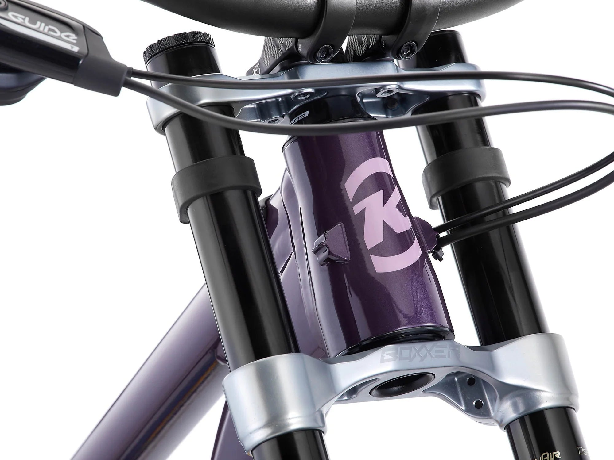 Close Up of the Logo on the Kona Process X DH Size M