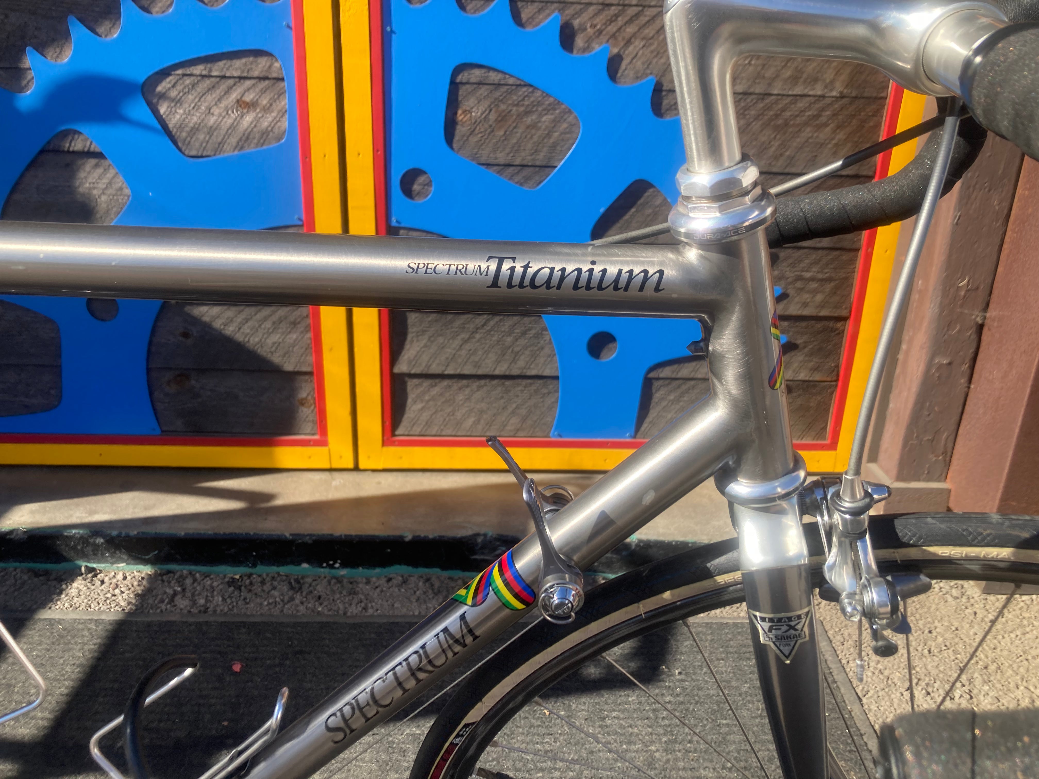 Spectrum Titanium Bike Close Up