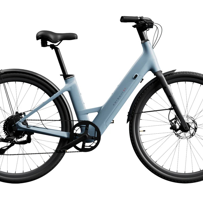 Urtopia Carbon 1 Step-Thru E-Bike in Glacier Blue