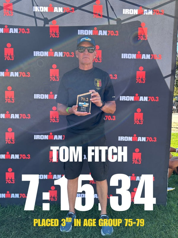 Leucadia Cyclery's Tom Finch Finishes 3rd in AG at The Santa Cruz 70.3