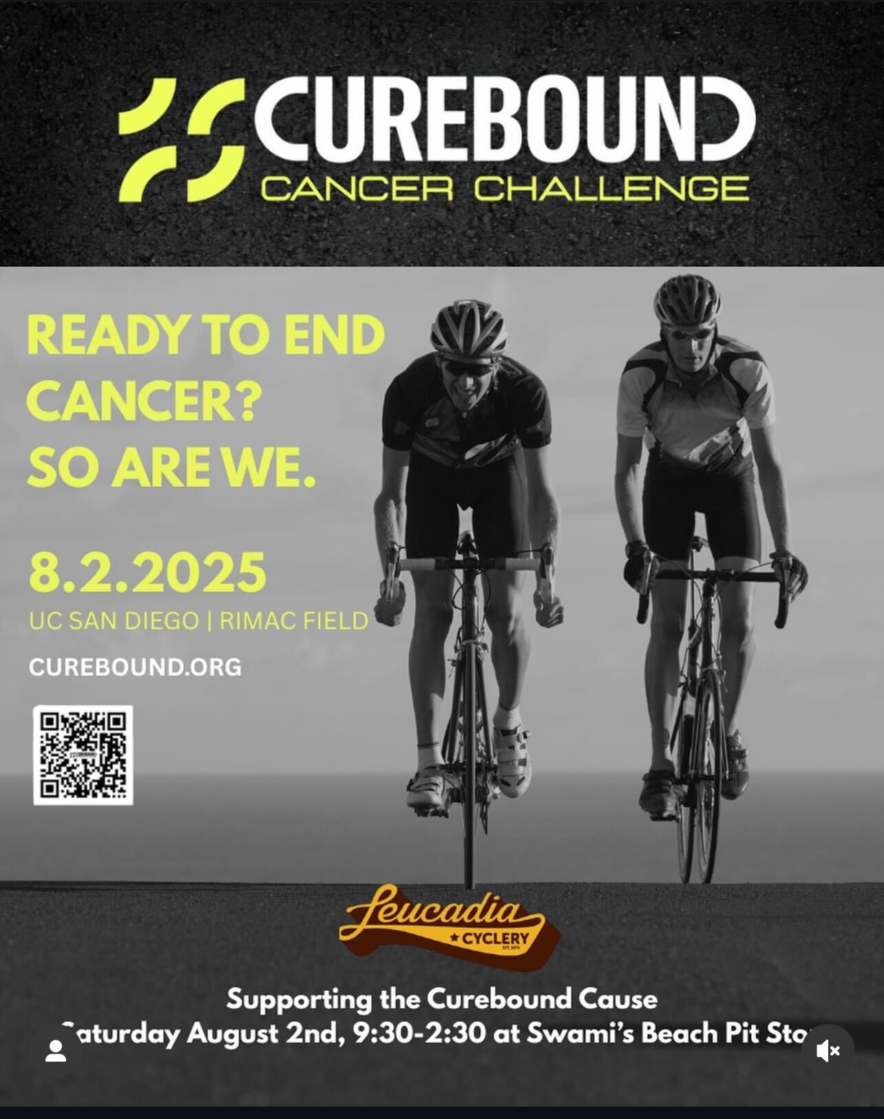 Leucadia Cyclery Helps Curebound Cancer Challenge