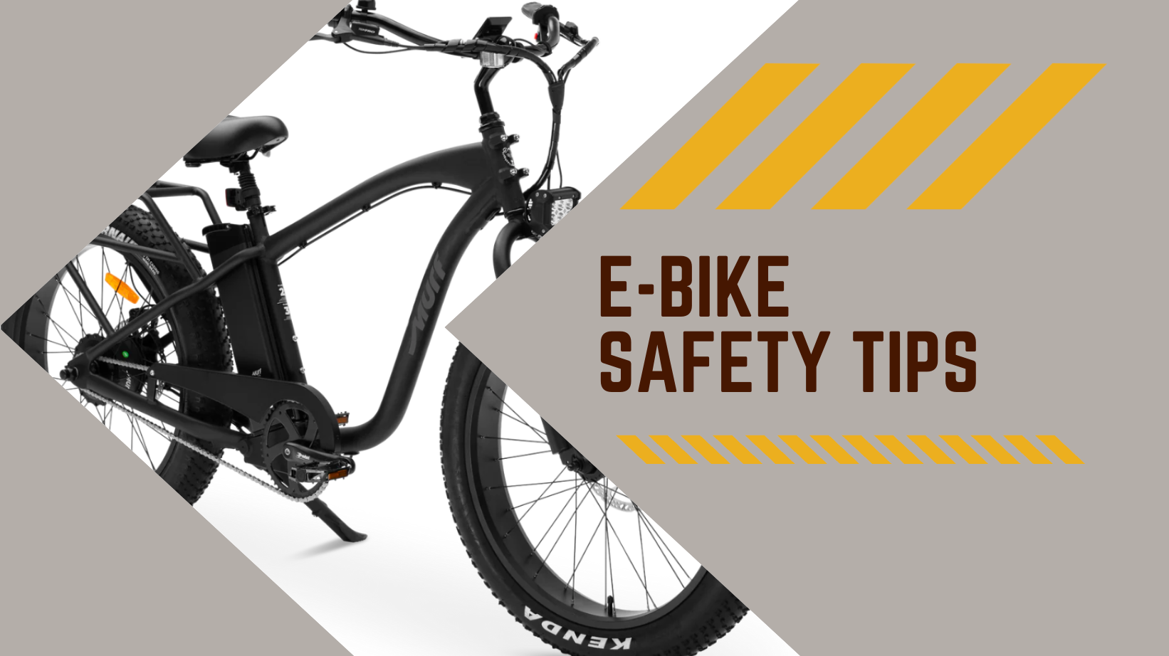 E-bike safety tips