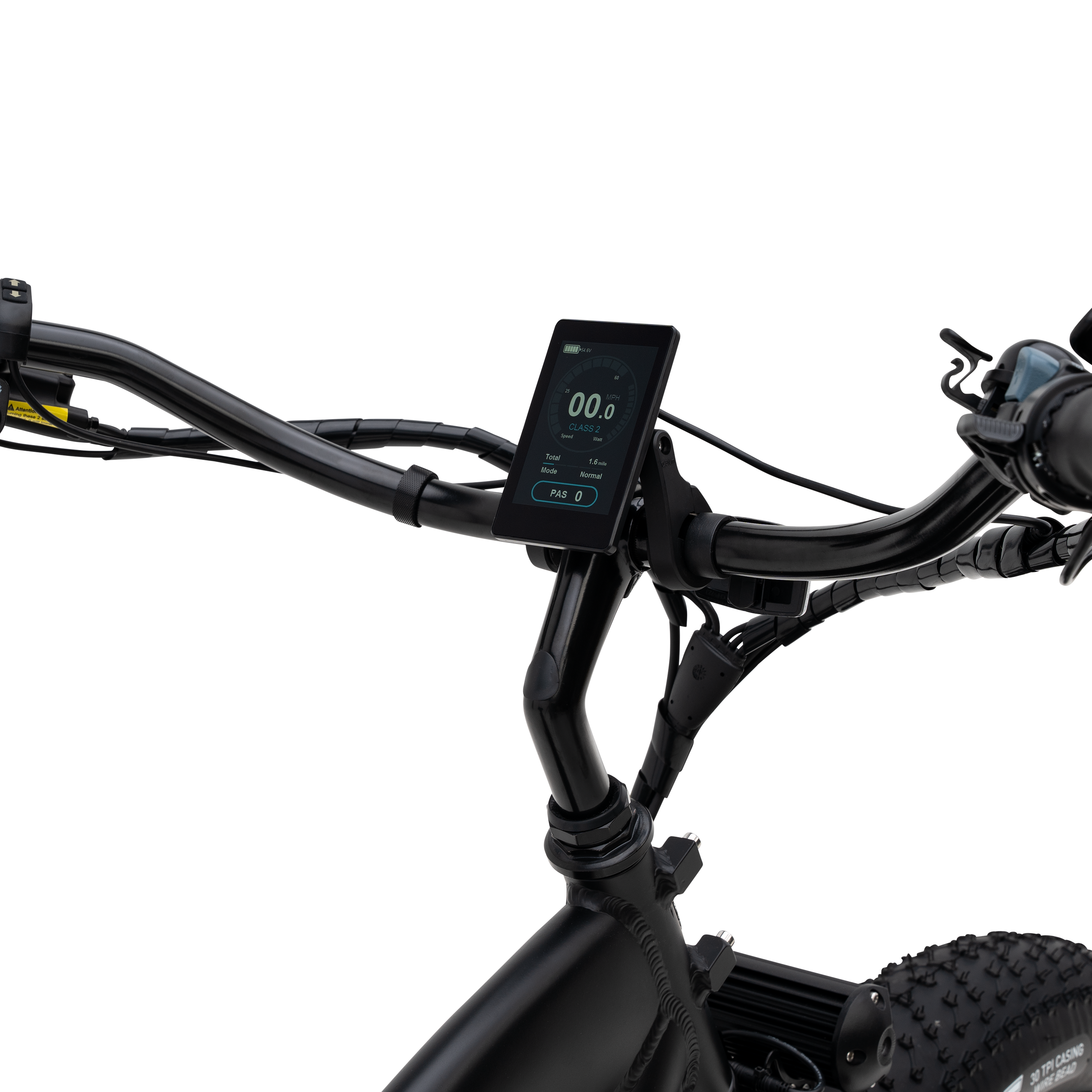 Navigation on the Fat Murf™ E-Bike in Obsidian Black