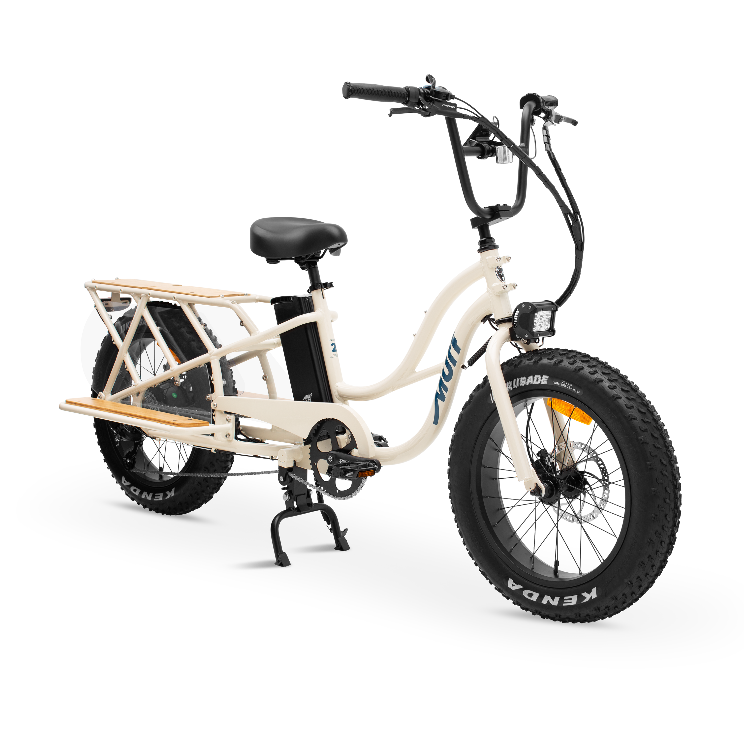 Higgs Cargo E-Bike in Bone