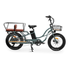 Higgs Cargo E-Bike with Cargo Backrest and Seat