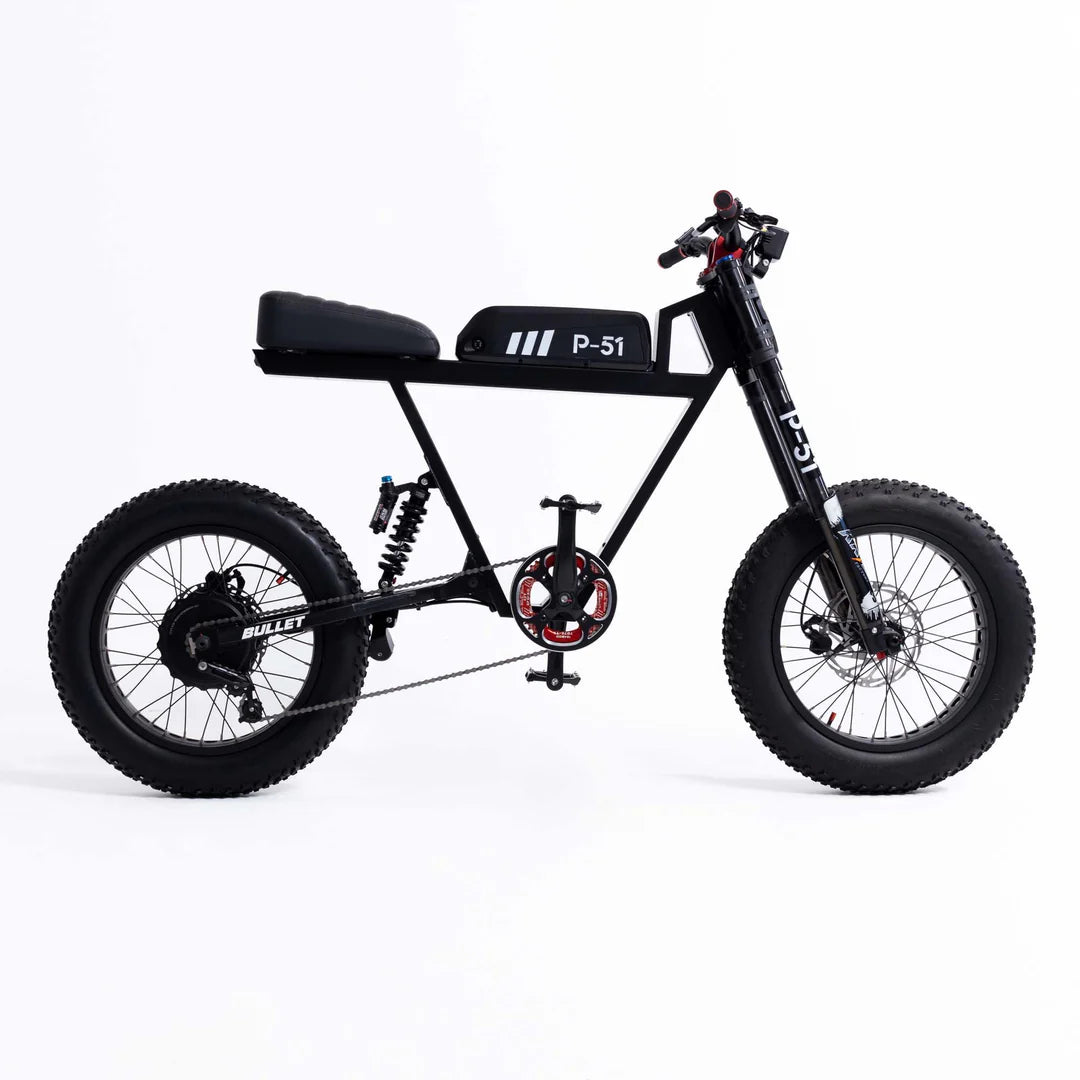 P-51 Electric Bike Jet Black