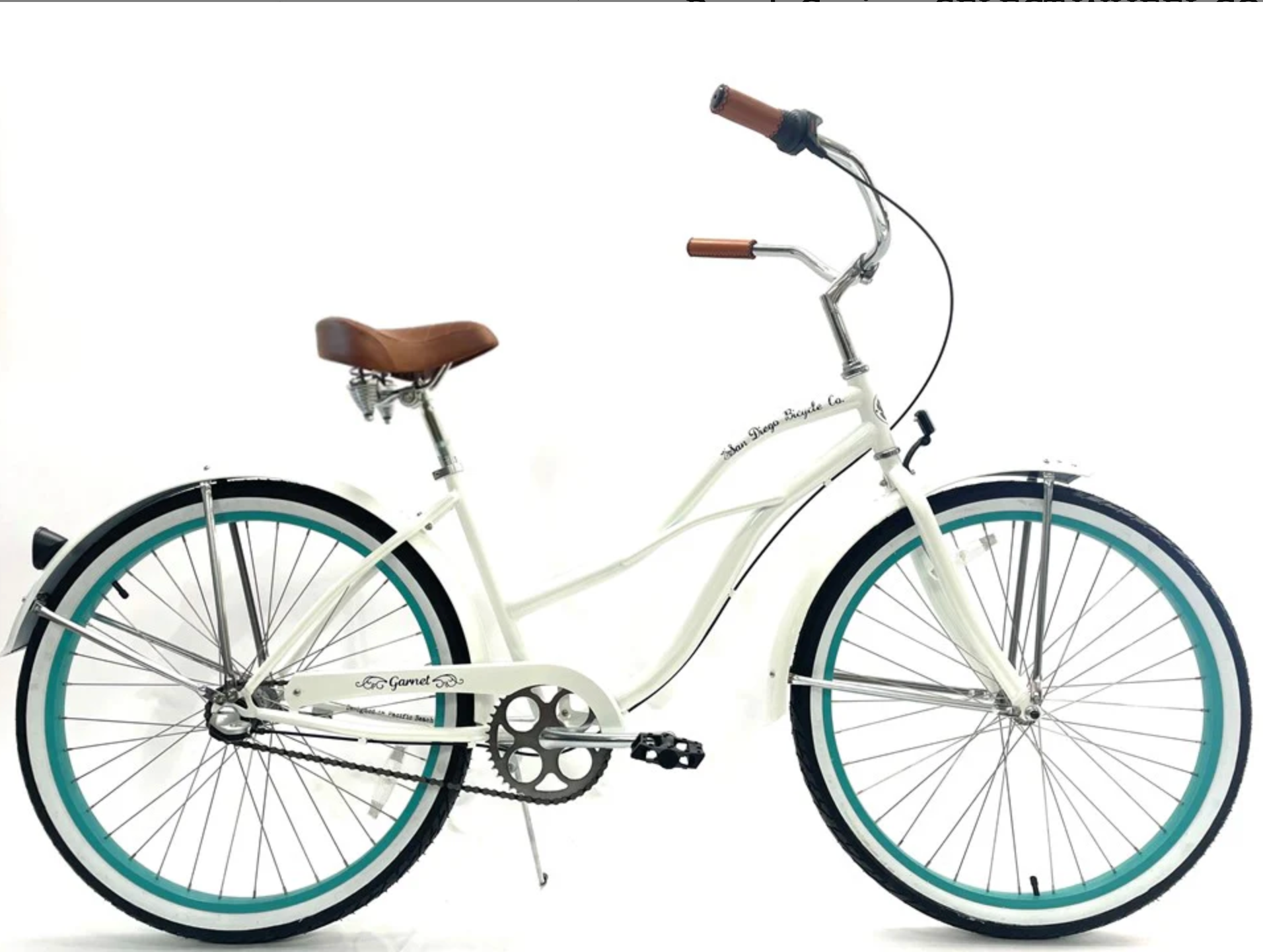 San Diego Bicycle Co. Women's Beach Cruiser Rental in White
