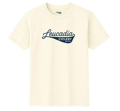 Leucadia Cyclery Classic Logo Tee - Cream
