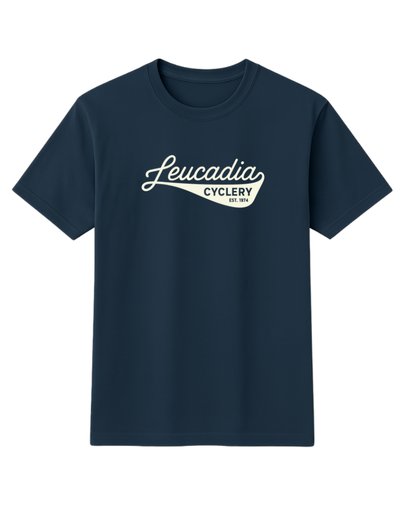 Leucadia Cyclery Classic Logo Tee - Navy