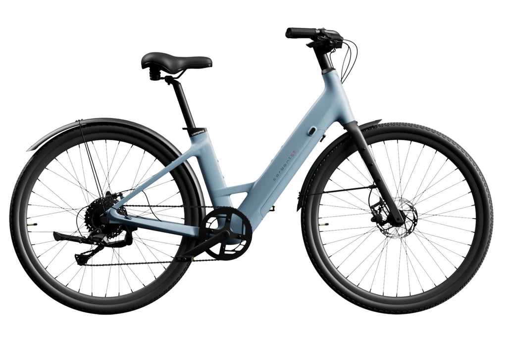Urtopia Carbon 1 Step-Thru E-Bike in Glacier Blue